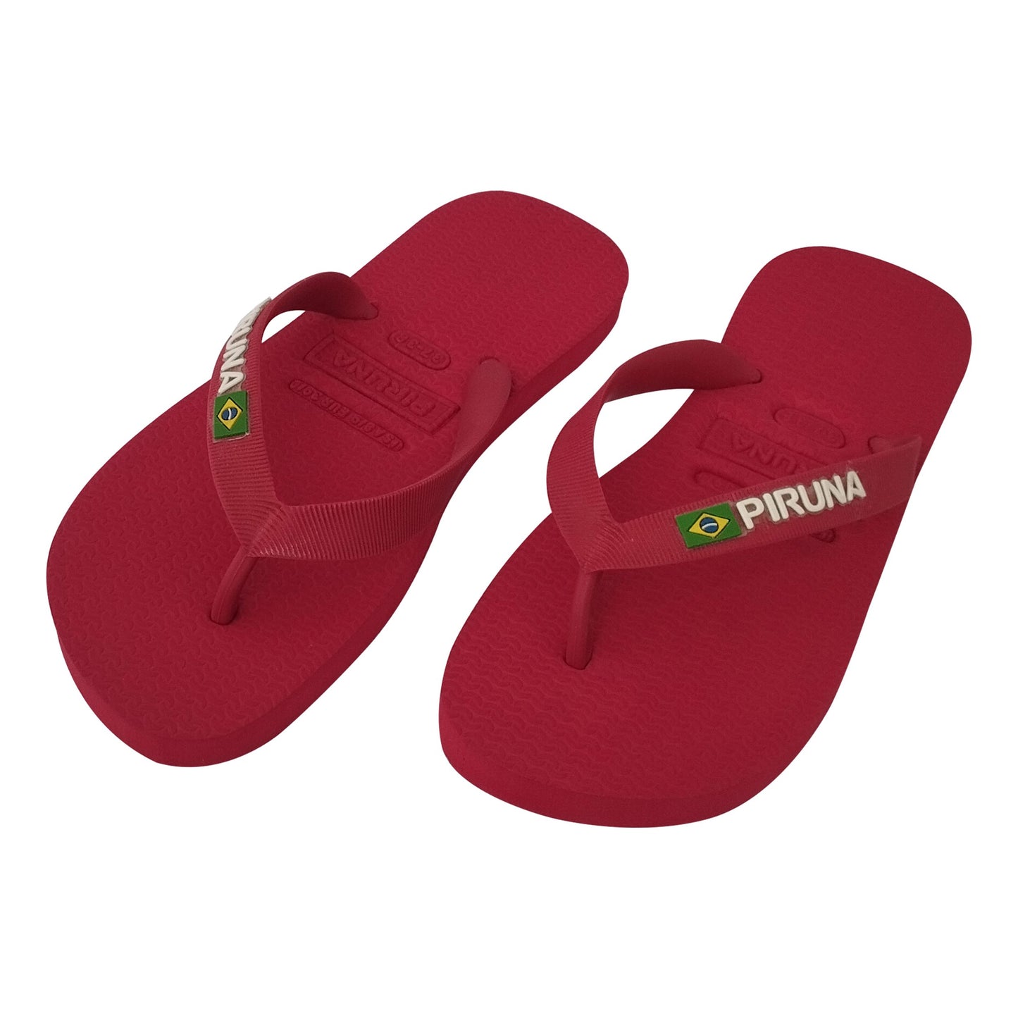 Unisex Flip Flop Sandal - Design: Red - Name: Red