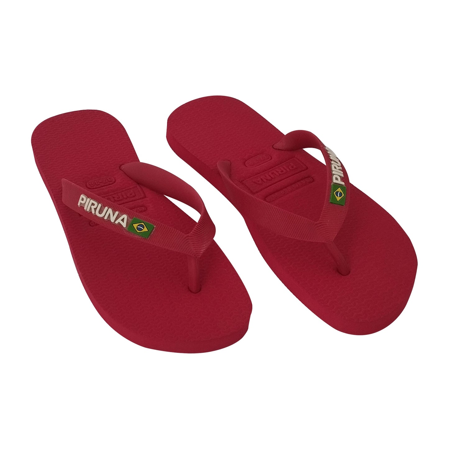 Unisex Flip Flop Sandal - Design: Red - Name: Red
