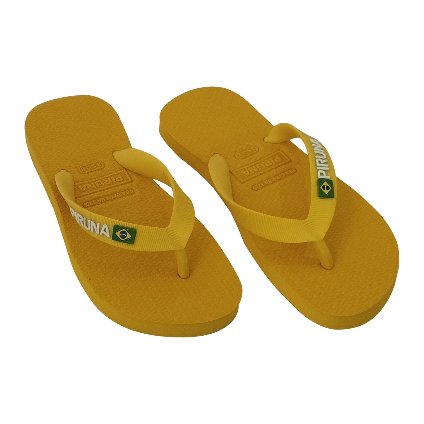 Unisex Flip Flop Sandal - Design:Yellow - Name: Yellow