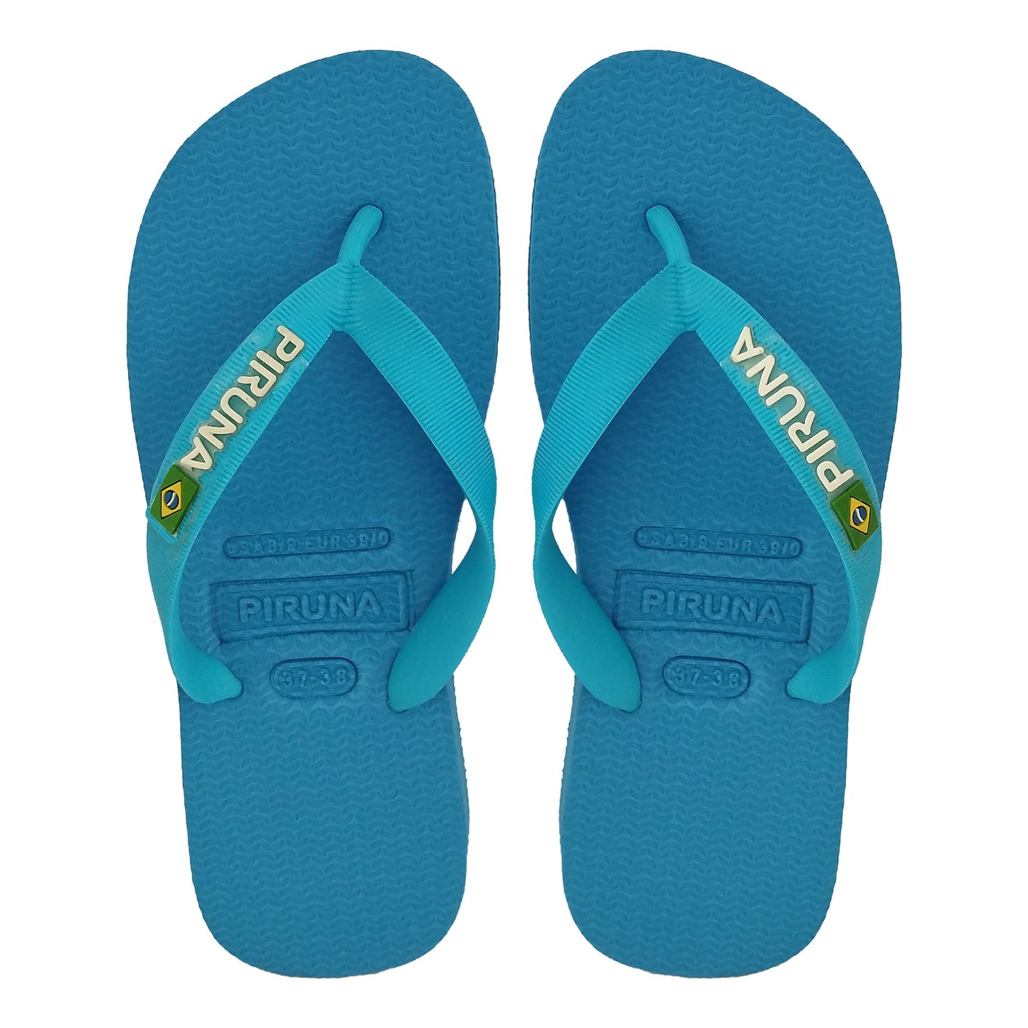 Unisex Flip Flop Sandal - Design:LightBlue - Name: LightBlue