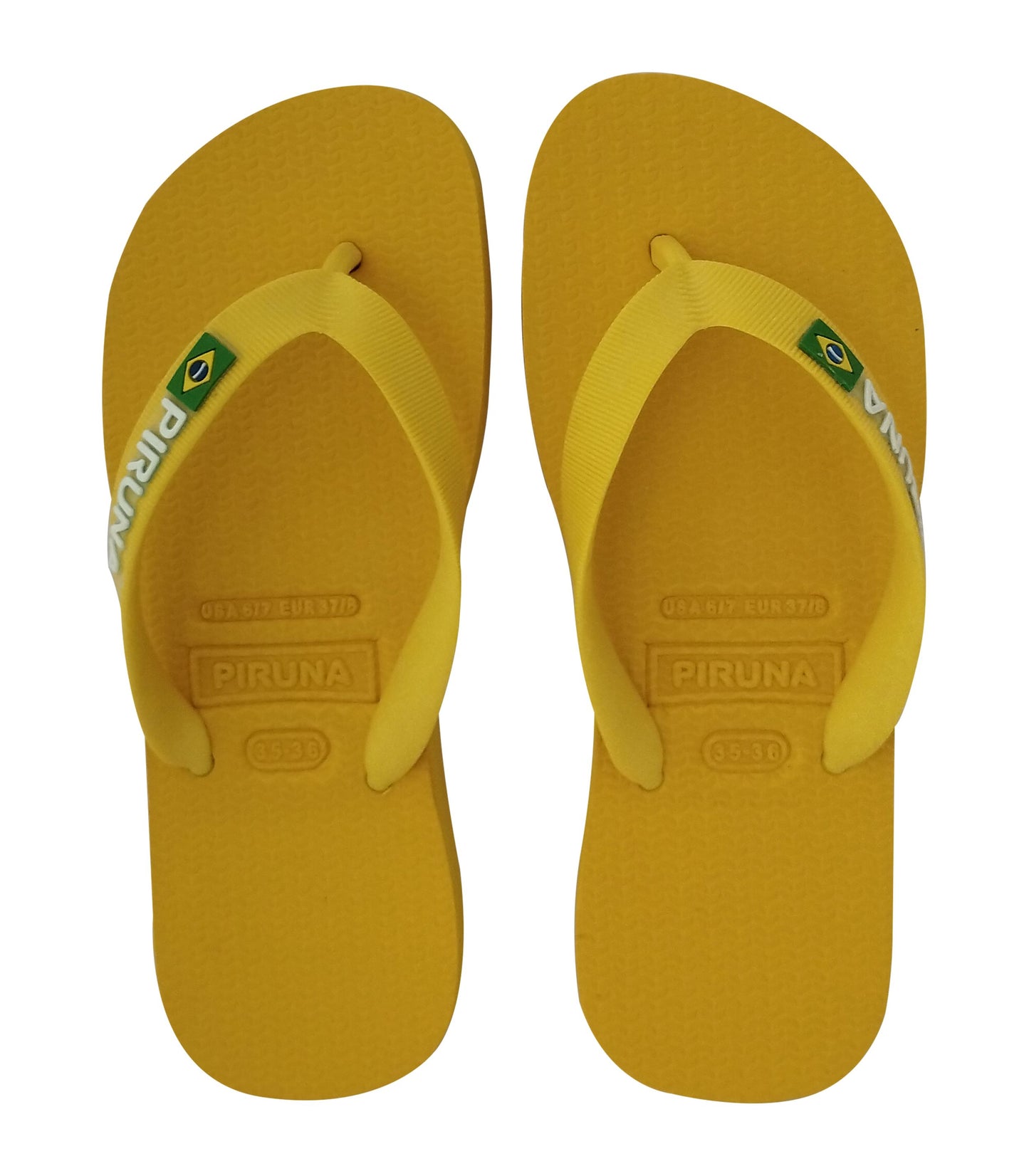 Unisex Flip Flop Sandal - Design:Yellow - Name: Yellow