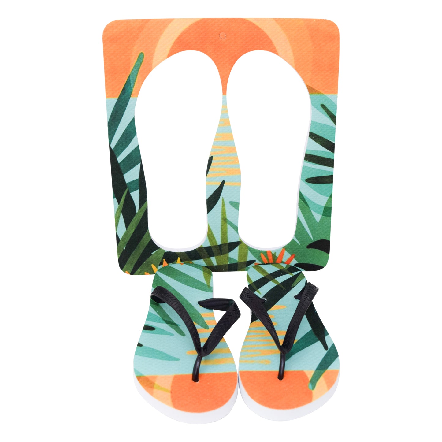 Unisex Flip Flops Sandal - Wall Art -Design: Cut Out Flip Flops - Name: HAWAI 5