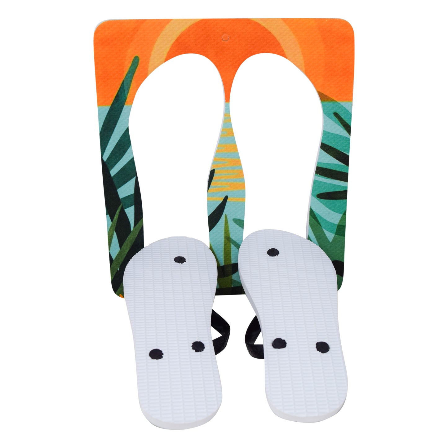 Unisex Flip Flops Sandal - Wall Art -Design: Cut Out Flip Flops - Name: HAWAI 5