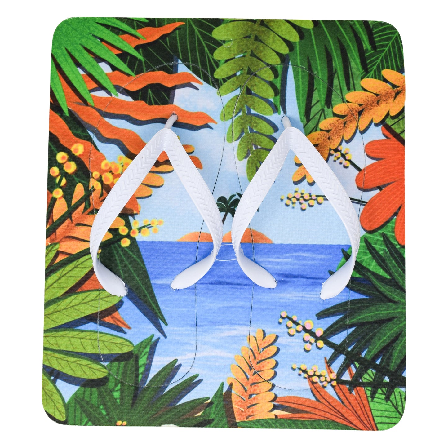 Unisex Flip Flops Sandal - Wall Art -Design: Cut Out Flip Flops - Name: HAWAI 6