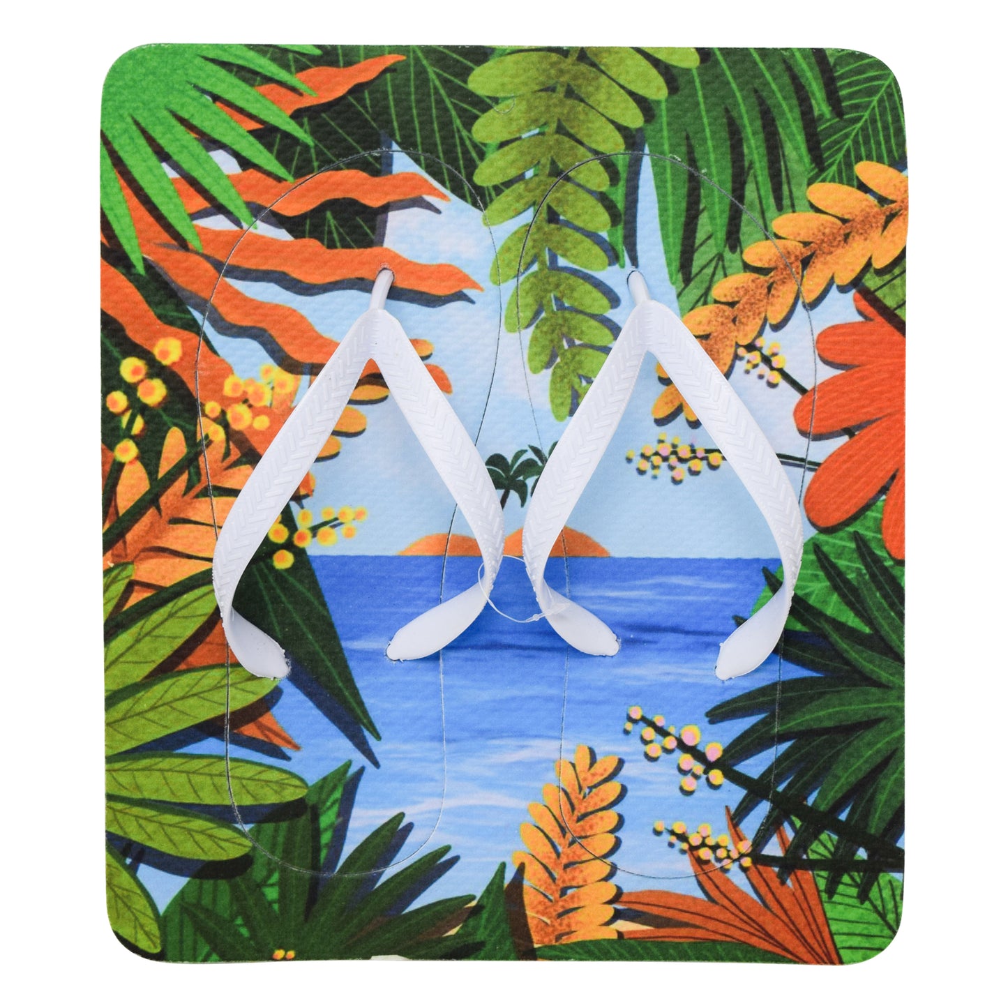 Unisex Flip Flops Sandal - Wall Art -Design: Cut Out Flip Flops - Name: HAWAI 6