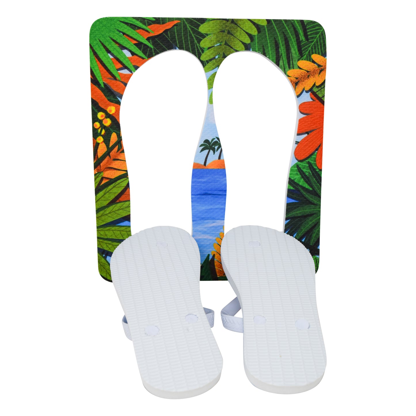 Unisex Flip Flops Sandal - Wall Art -Design: Cut Out Flip Flops - Name: HAWAI 6