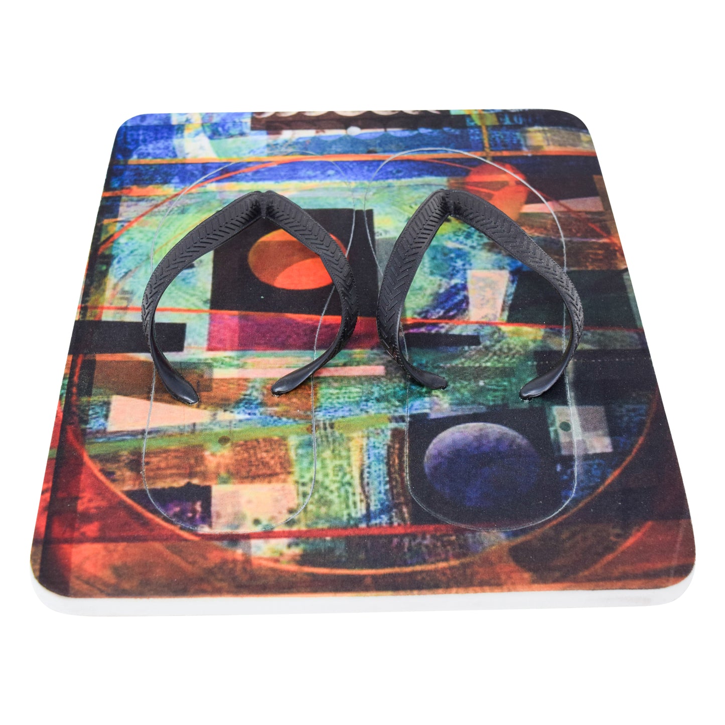 Unisex Flip Flops Sandal - Wall Art -Design: Cut Out Flip Flops - Name: KEY WEST 3