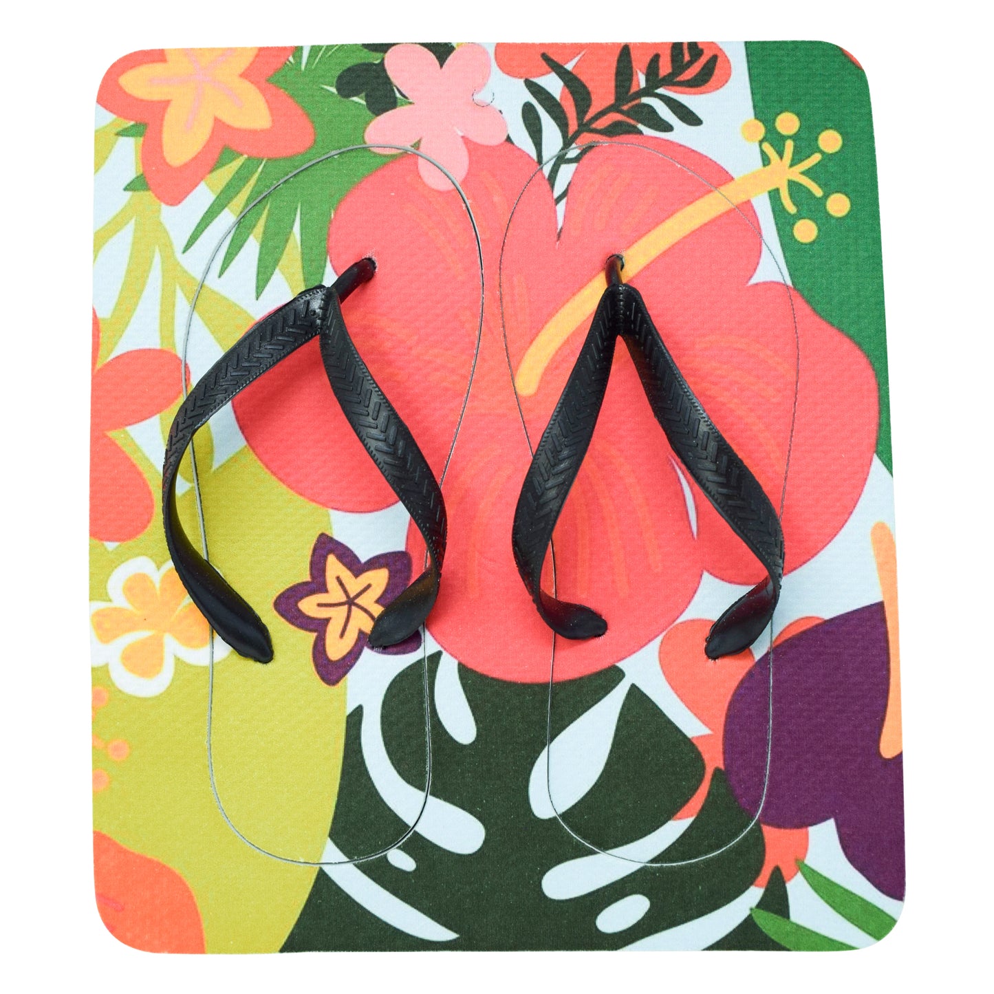 Unisex Flip Flops Sandal - Wall Art -Design: Cut Out Flip Flops - Name: IBISCUS