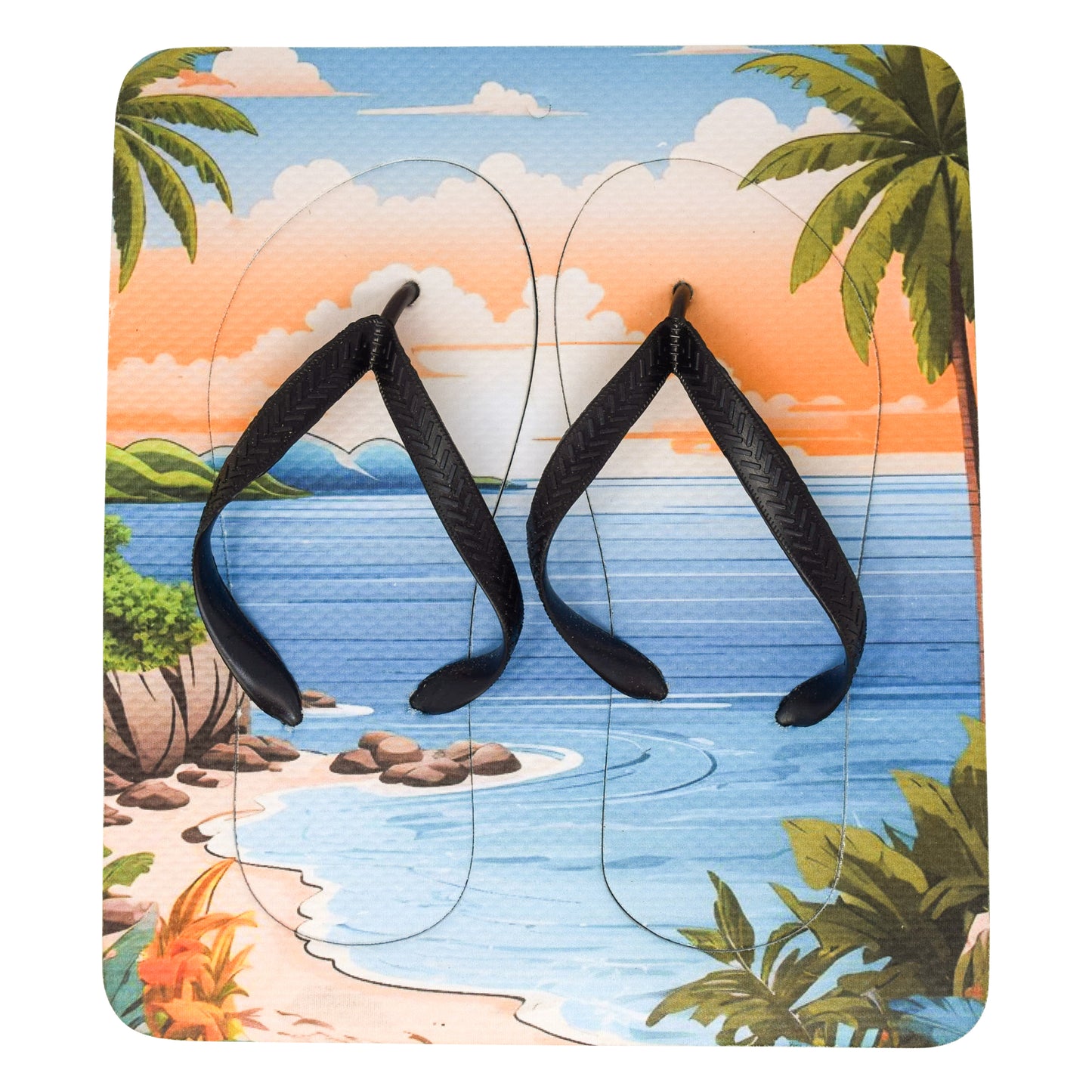 Unisex Flip Flops Sandal - Wall Art -Design: Cut Out Flip Flops - Name: HAWAI 7