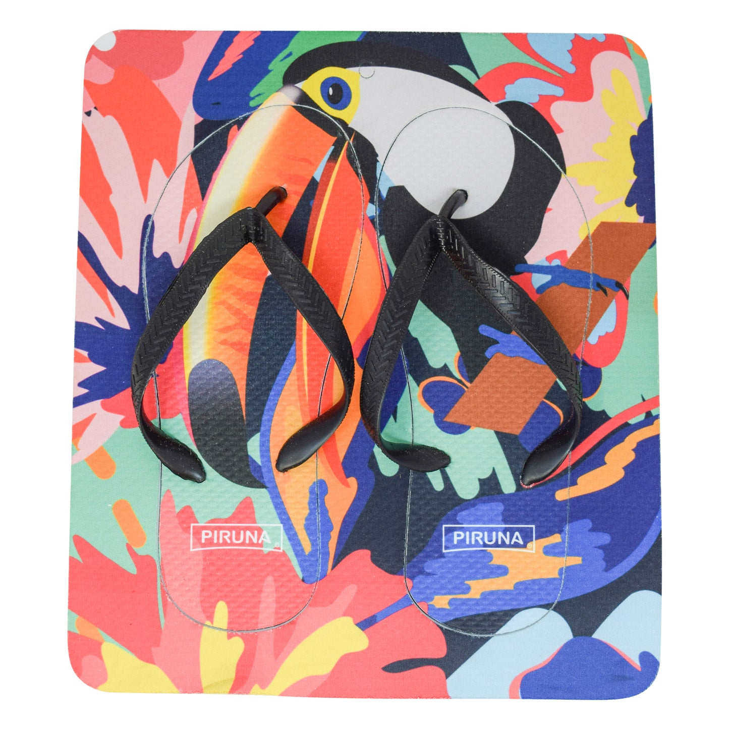 Unisex Flip Flops Sandal - Wall Art -Design: Cut Out Flip Flops - Name: TUCAN 1