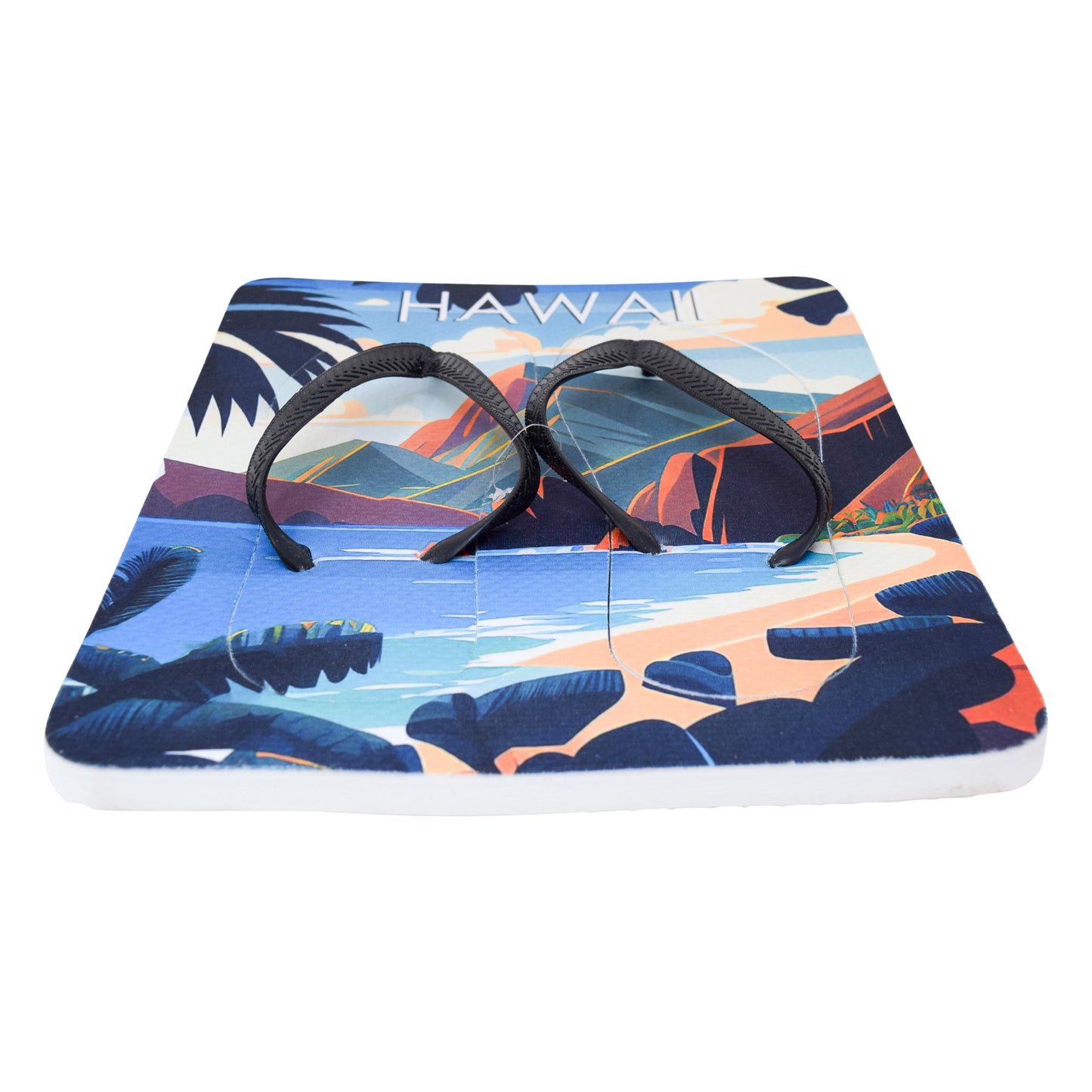 Unisex Flip Flops Sandal - Wall Art -Design: Cut Out Flip Flops - Name: HAWAI 1