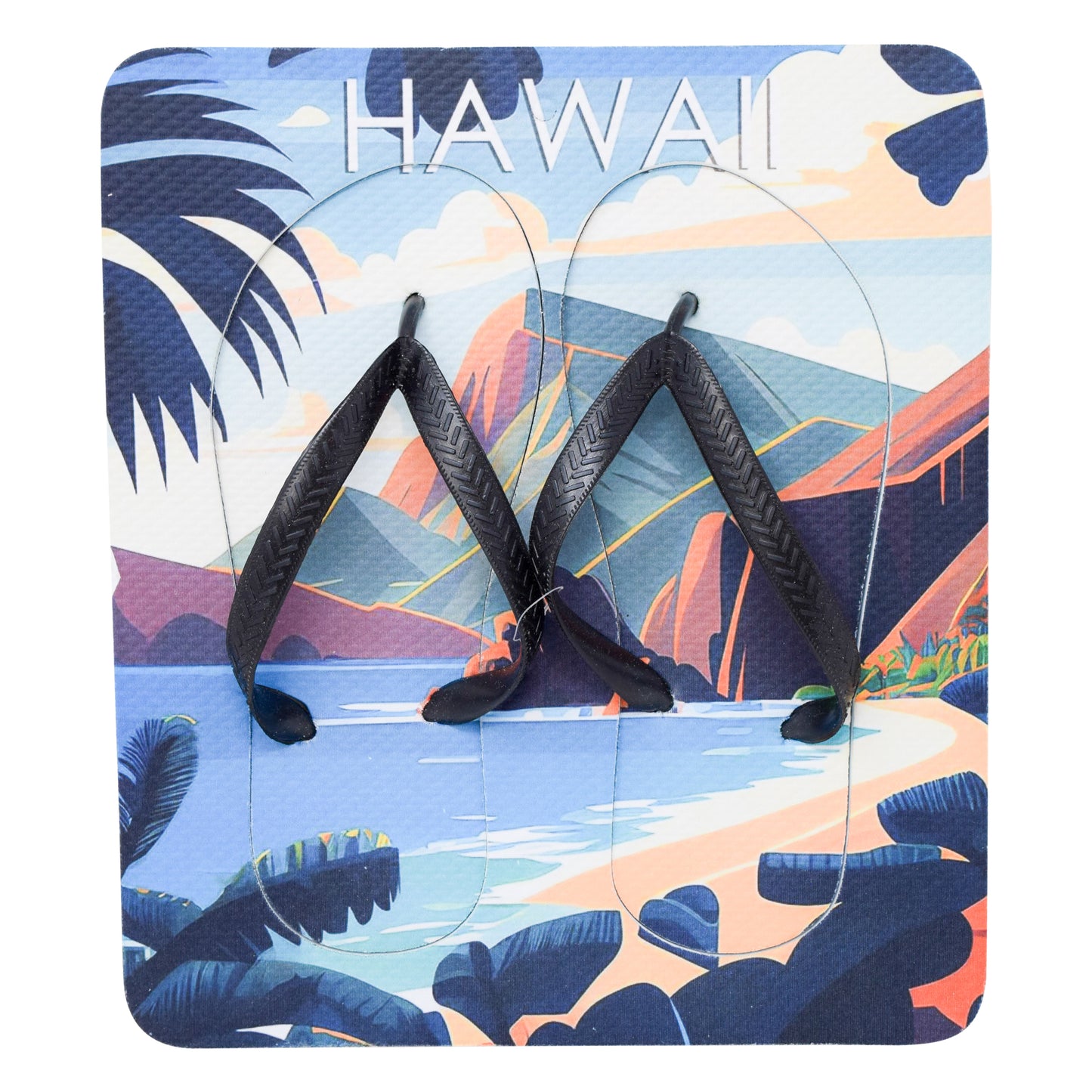 Unisex Flip Flops Sandal - Wall Art -Design: Cut Out Flip Flops - Name: HAWAI 1