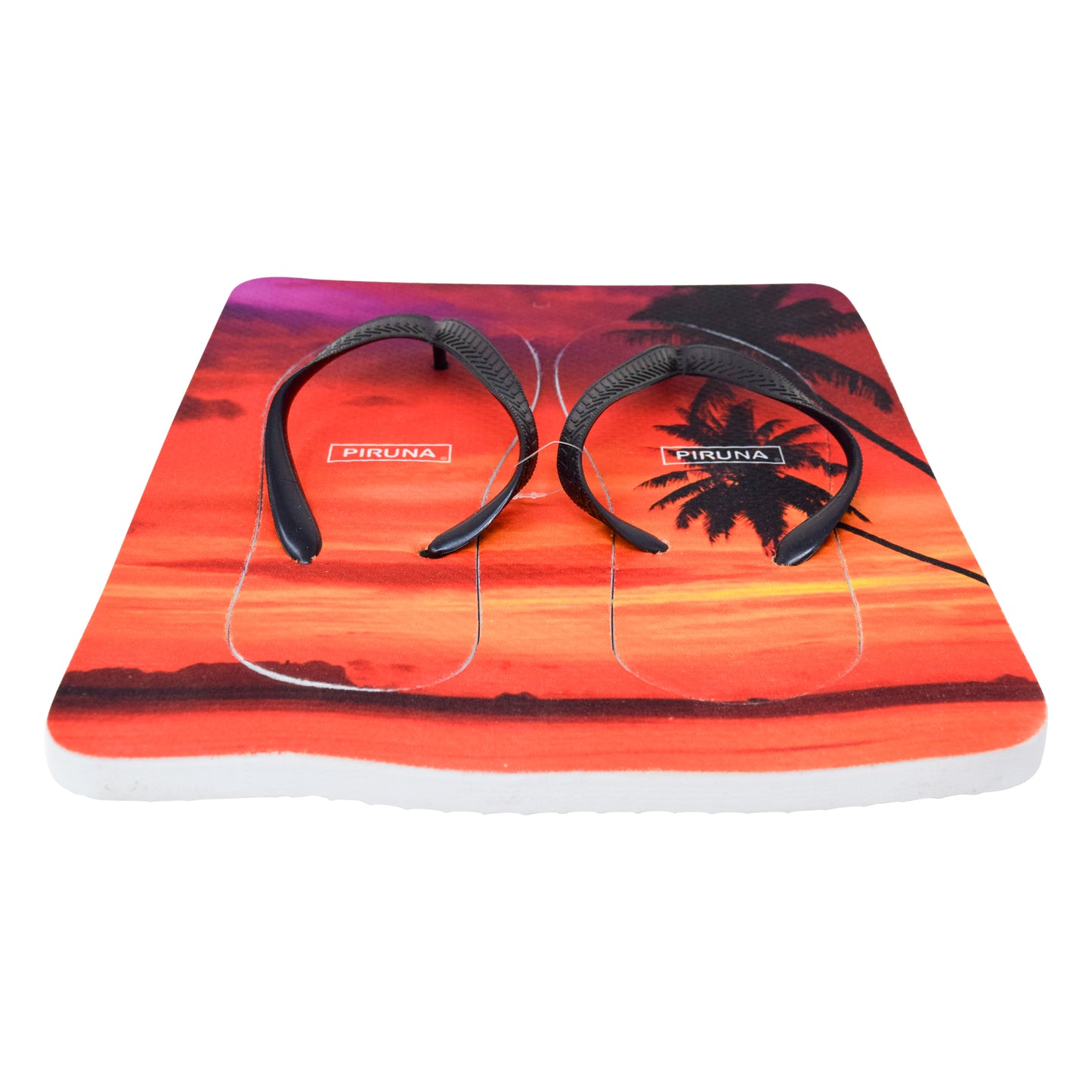 Unisex Flip Flops Sandal - Wall Art -Design: Cut Out Flip Flops - Name: SUNSET 1