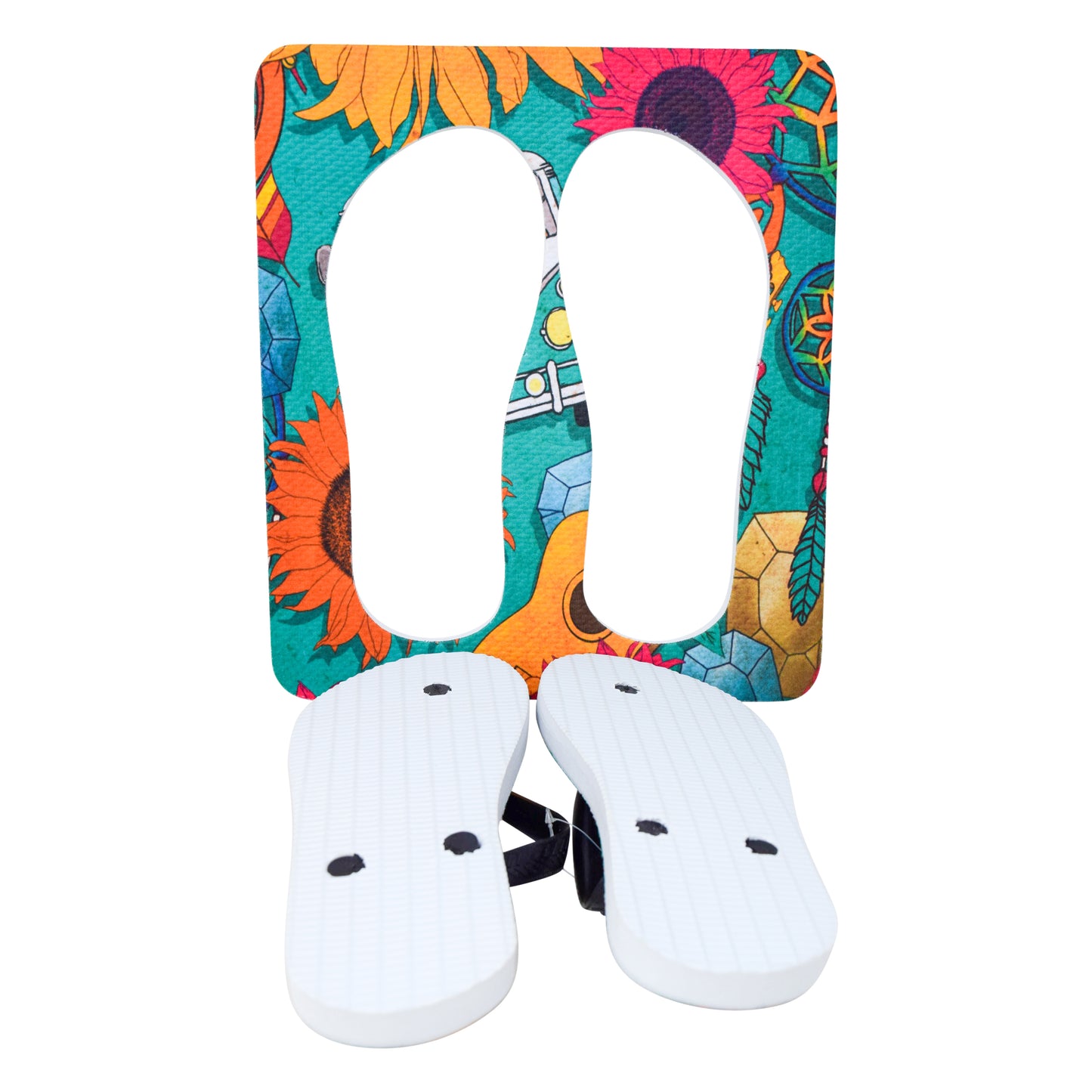 Unisex Flip Flops Sandal - Wall Art -Design: Cut Out Flip Flops - Name: KOMBI 1