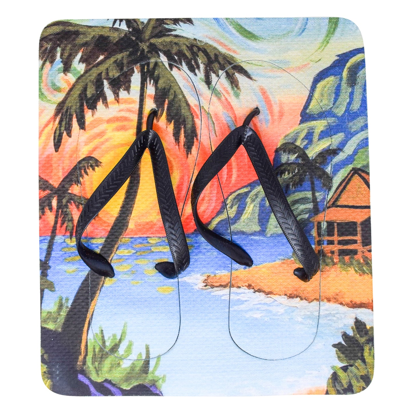 Unisex Flip Flops Sandal - Wall Art -Design: Cut Out Flip Flops - Name: HAWAI 8
