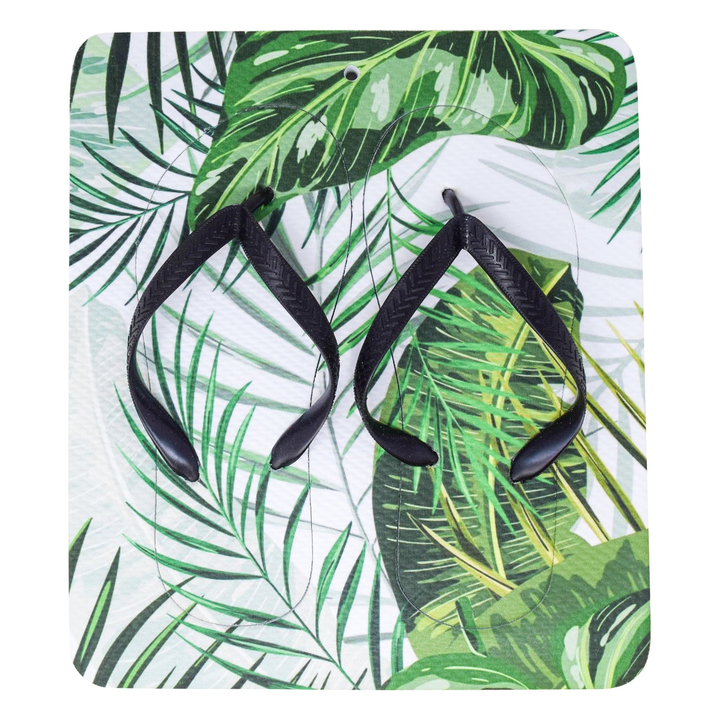 Unisex Flip Flops Sandal - Wall Art -Design: Cut Out Flip Flops - Name: PLANTS 1
