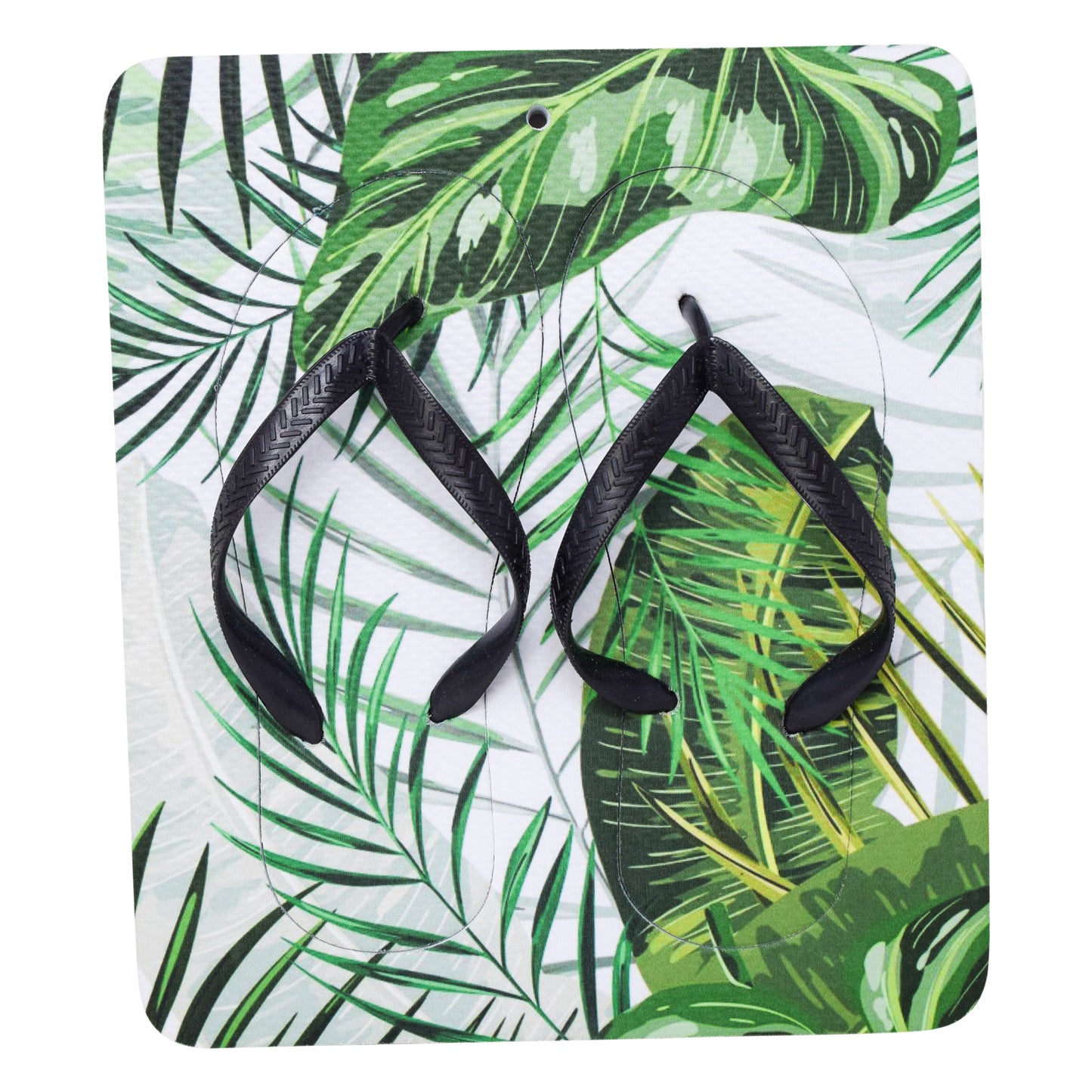 Unisex Flip Flops Sandal - Wall Art -Design: Cut Out Flip Flops - Name: PLANTS 1