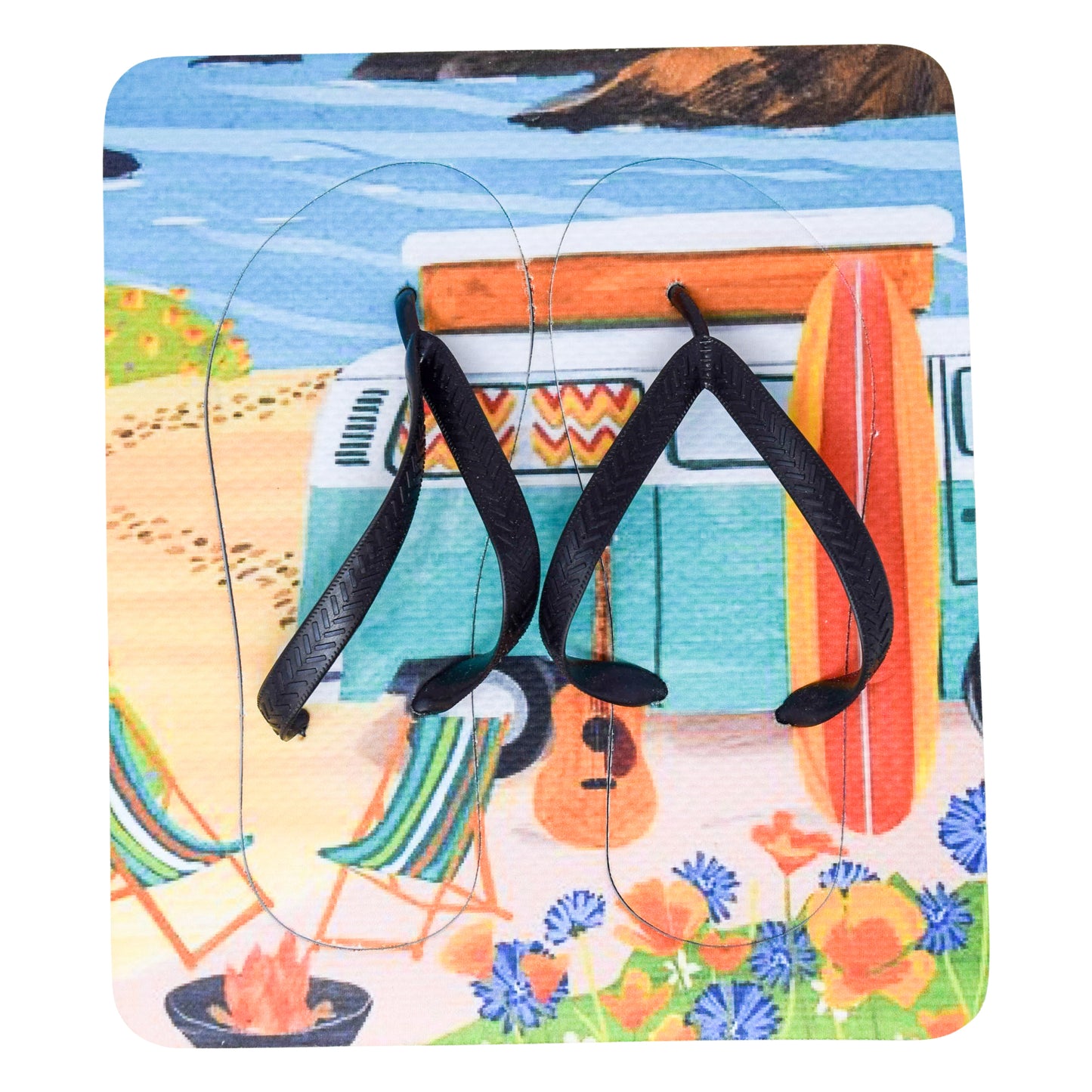 Unisex Flip Flops Sandal - Wall Art -Design: Cut Out Flip Flops - Name: HAWAI 9