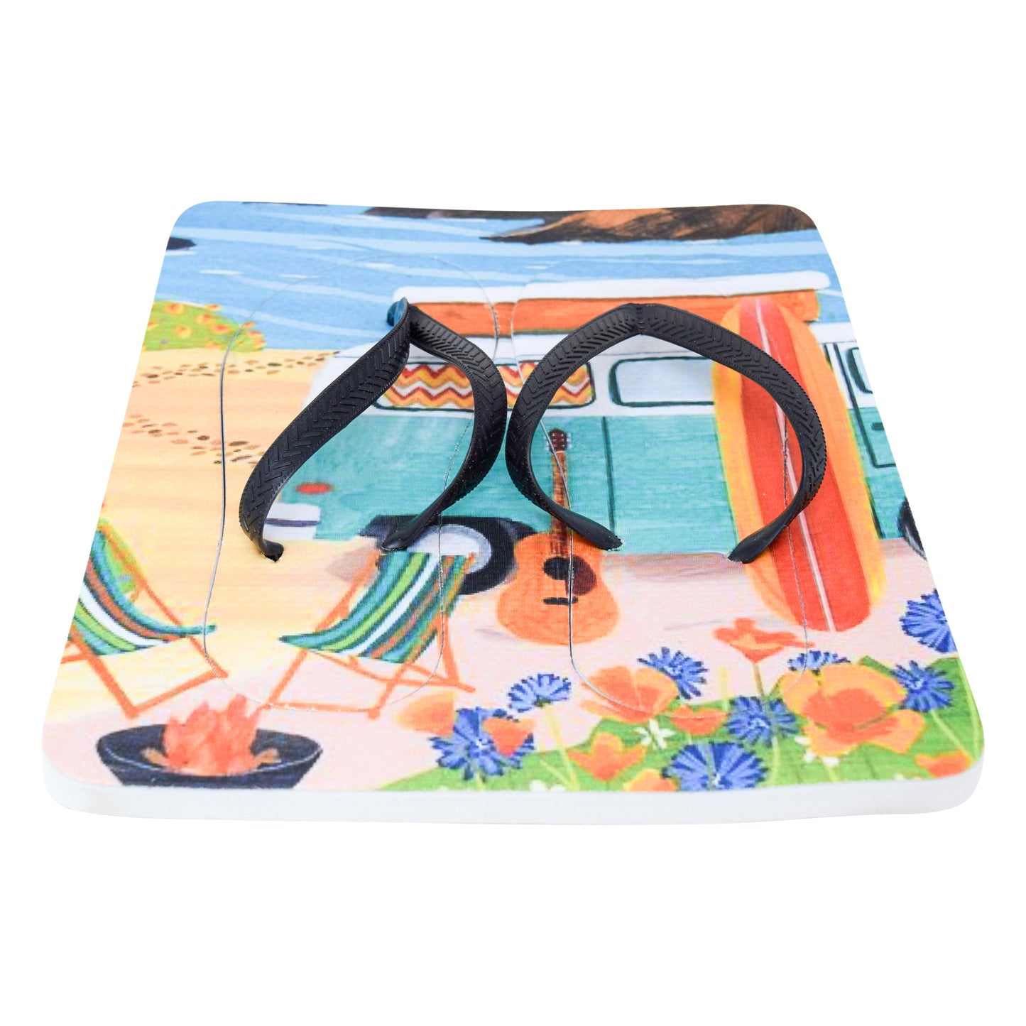 Unisex Flip Flops Sandal - Wall Art -Design: Cut Out Flip Flops - Name: HAWAI 9