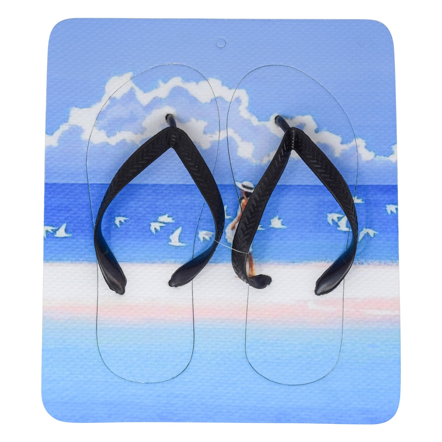 Unisex Flip Flops Sandal - Wall Art -Design: Cut Out Flip Flops - Name: SEAGULL 1