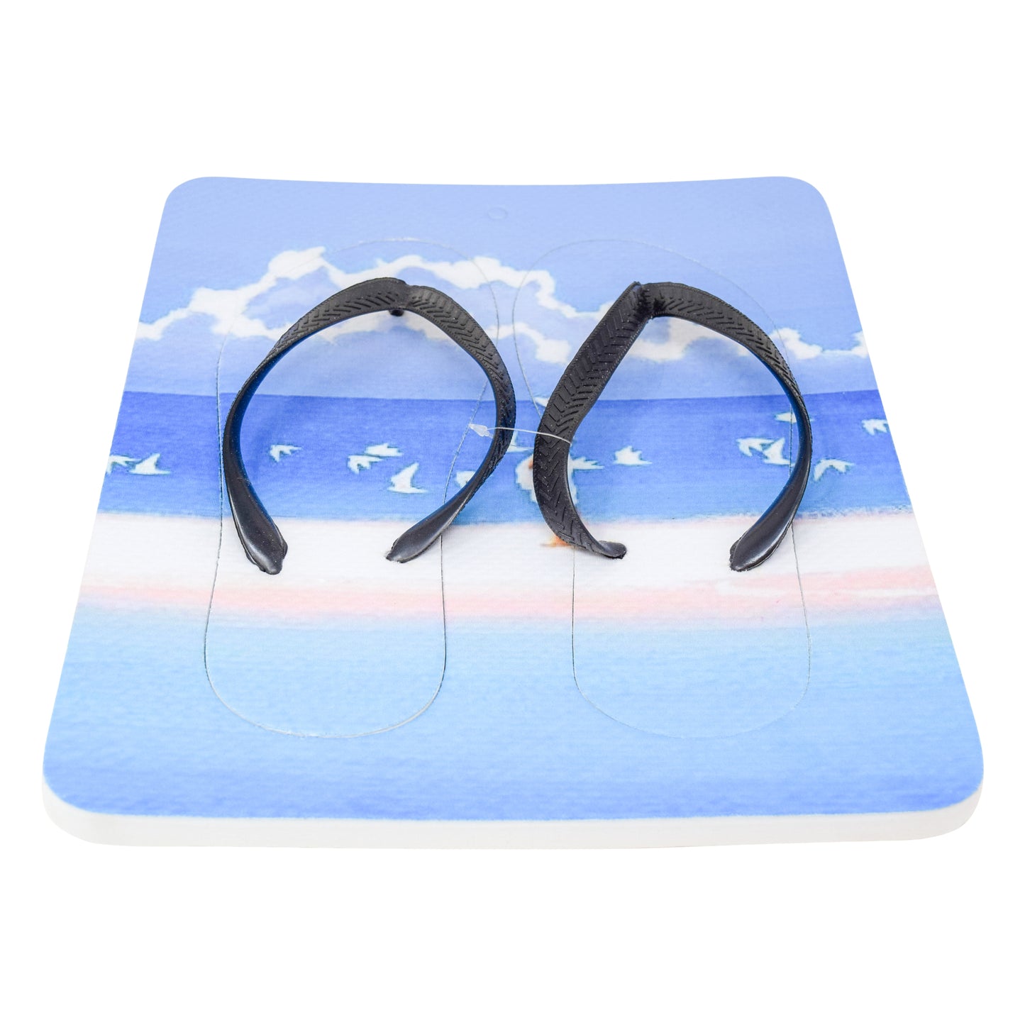 Unisex Flip Flops Sandal - Wall Art -Design: Cut Out Flip Flops - Name: SEAGULL 1