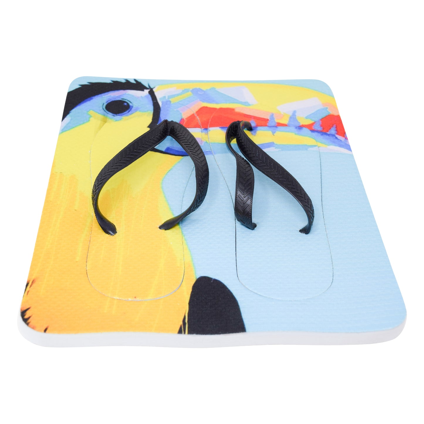 Unisex Flip Flops Sandal - Wall Art -Design: Cut Out Flip Flops - Name: TUCAN 3