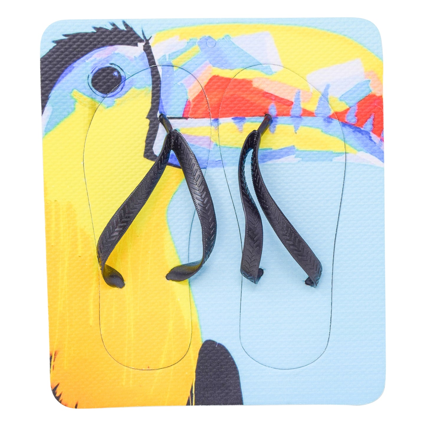 Unisex Flip Flops Sandal - Wall Art -Design: Cut Out Flip Flops - Name: TUCAN 3