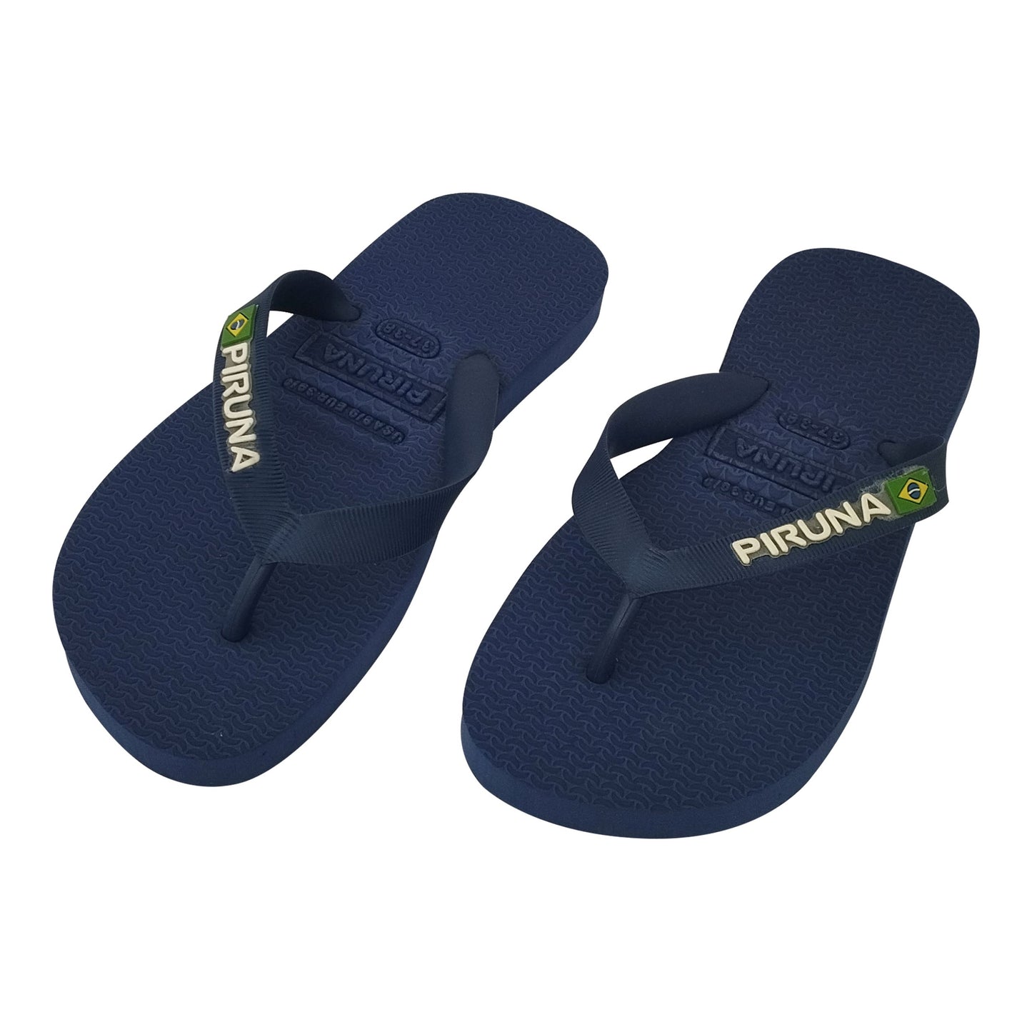 Brazilian Flip Flops - Unisex Flip Flop Sandal - Design:Blue Navy - Name: Blue Navy