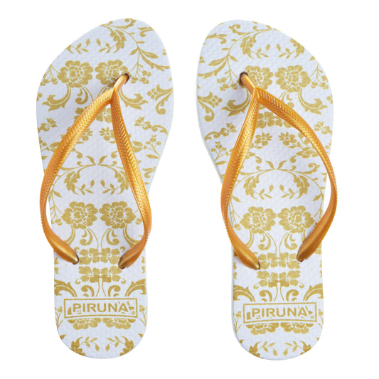 Brazilian Flip Flops - B0001-GOLD DANDELION