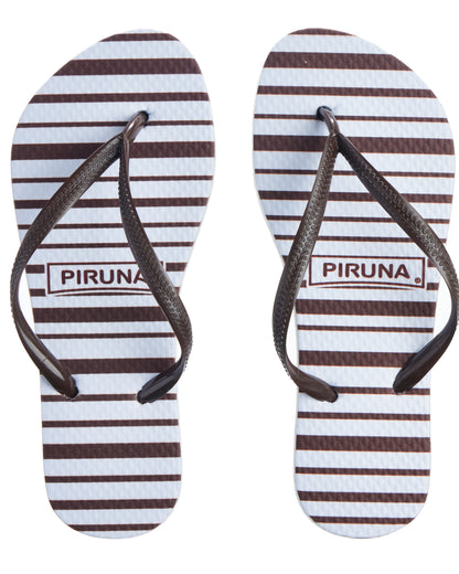 Brazilian Flip Flops - B0027 - BROWN LINES