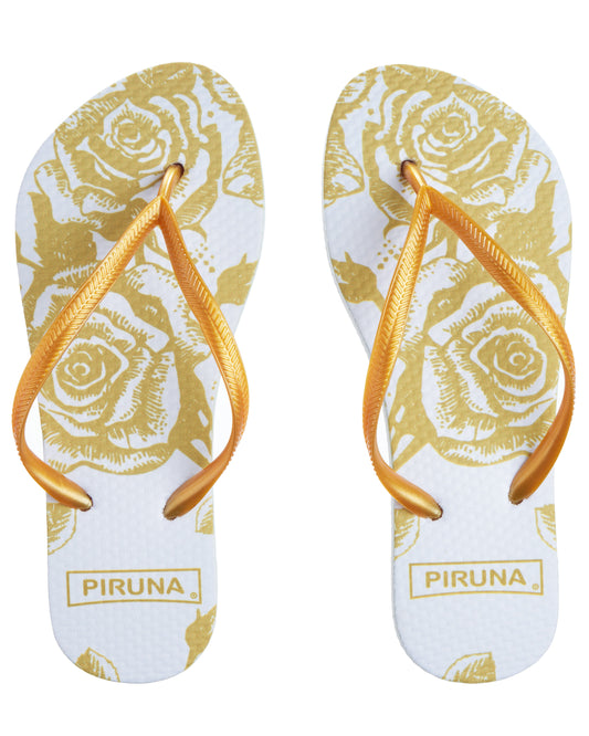 Brazilian Flip Flops - B0004-GOLD ROSE