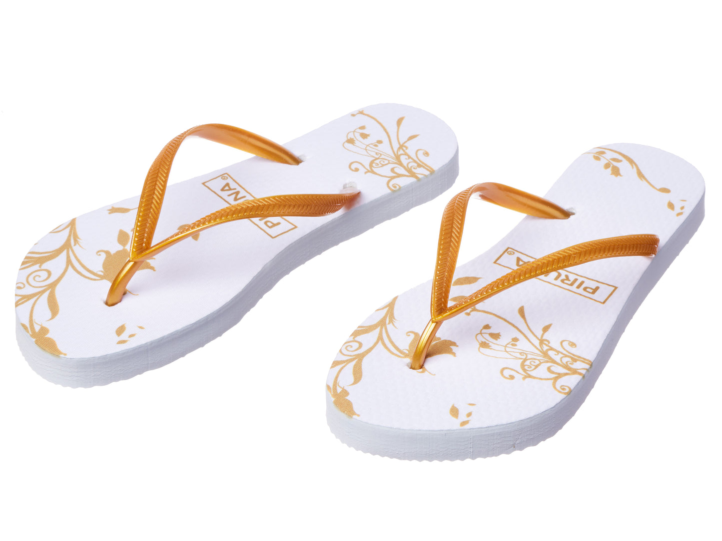 Brazilian Flip Flops - B0010-GOLD BUTTERFLY