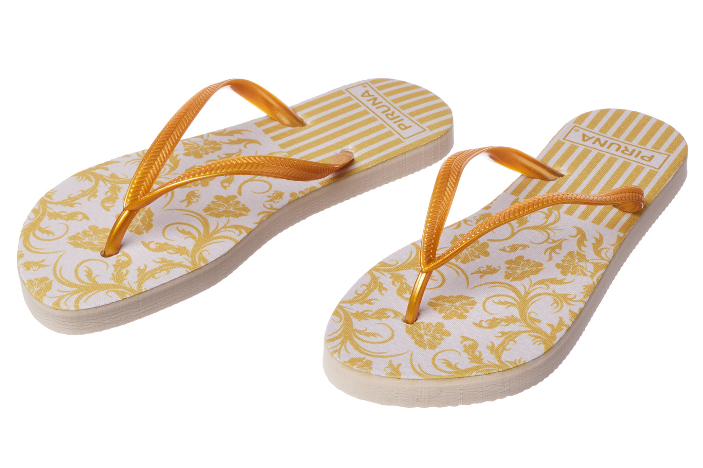 Brazilian Flip Flops - B0008-GOLD LINES