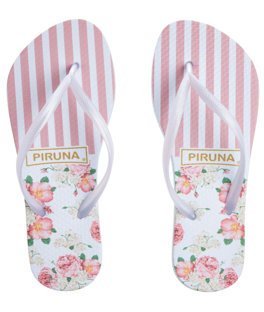 Brazilian Flip Flops - B0016- LINES &  ROSES