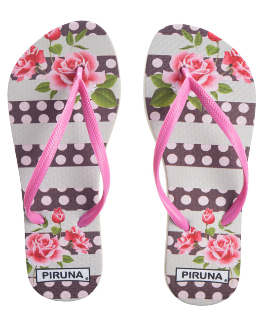 Brazilian Flip Flops - B0017 -  LINES  &  ROSES