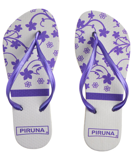 Brazilian Flip Flops - B0020 - FLOWER VIOLET