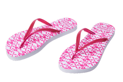 Brazilian Flip Flops - B0034 - RED INTRICATE