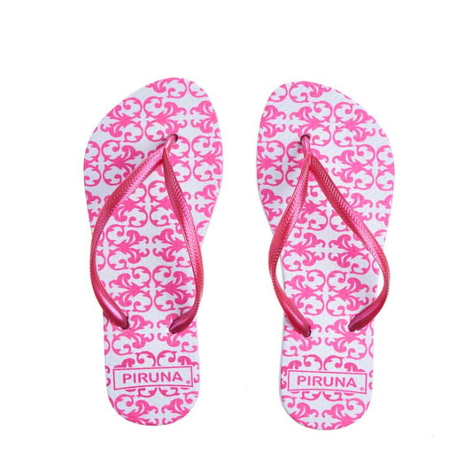 Piruna Flip Flops Pink Color Lightweight Casual Sandals for Men and Women