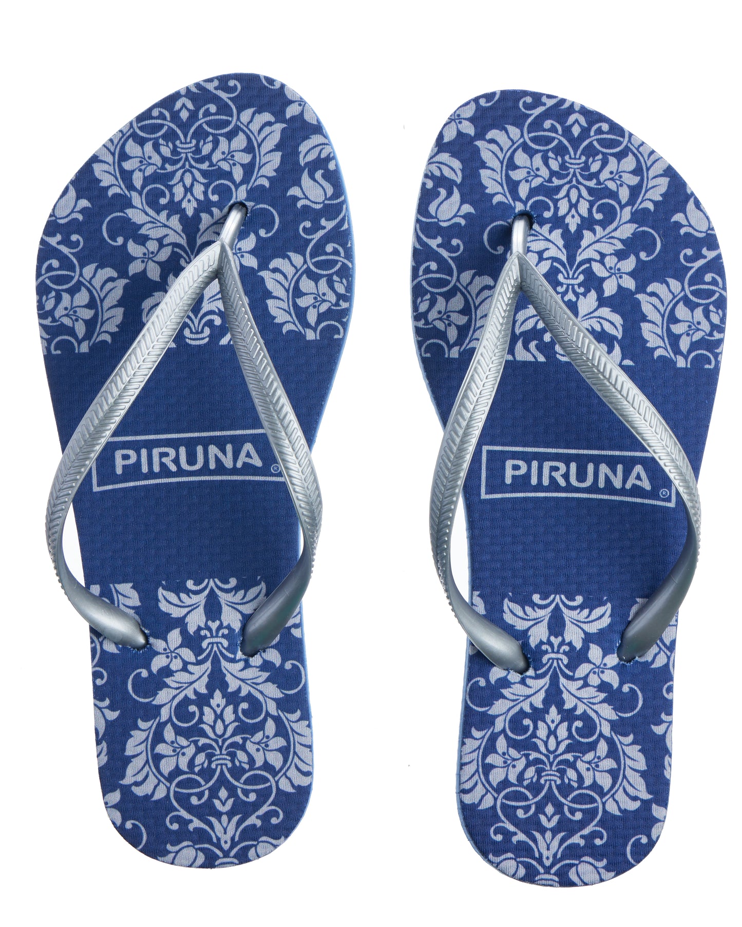 Brazilian Flip Flops - B0036 - SILVER INTRICATE