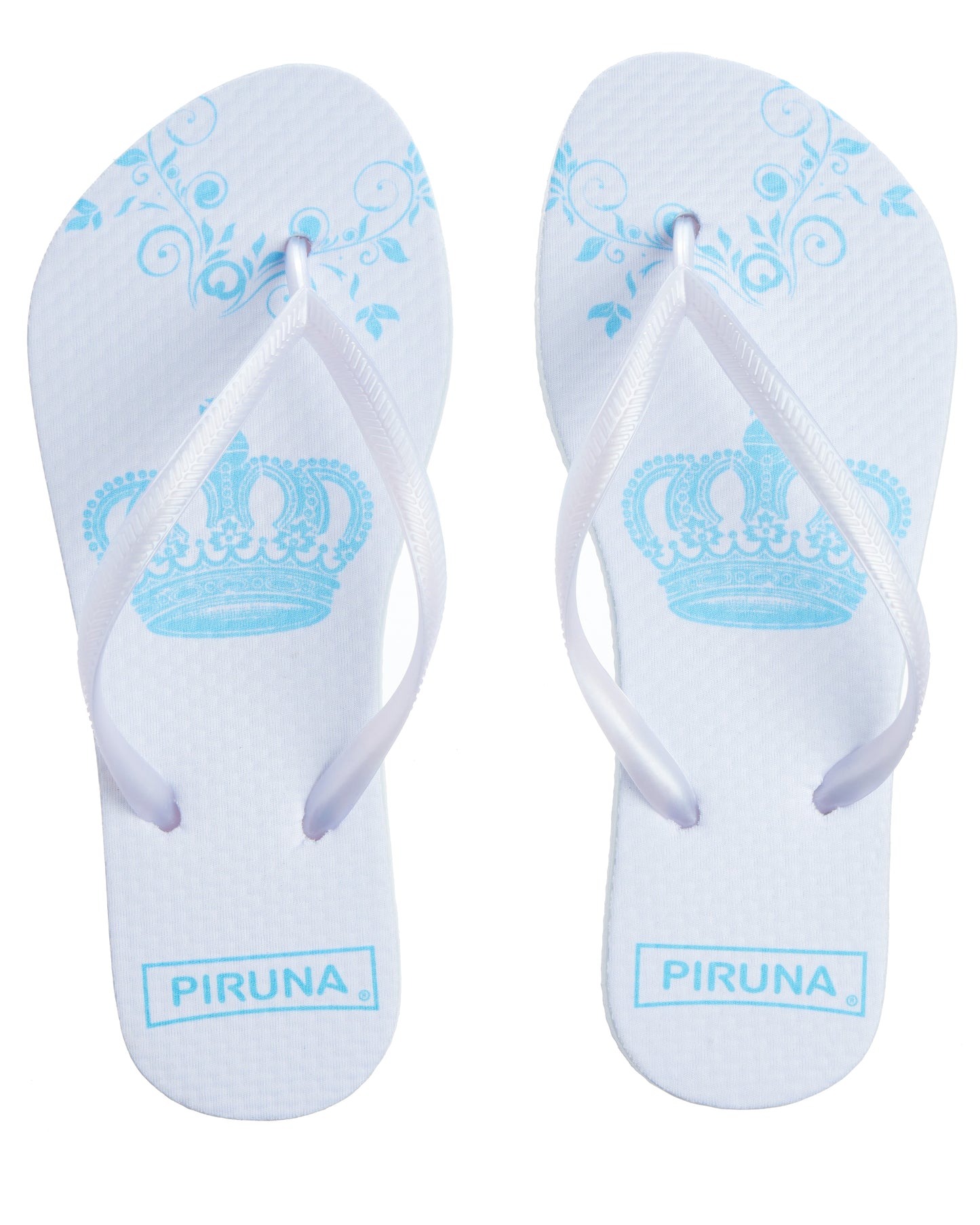 Brazilian Flip Flops - B0039 - LIGHTBLUE CROWN