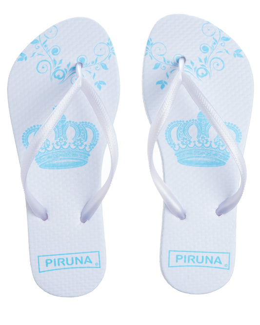 Brazilian Flip Flops - B0039 - LIGHTBLUE CROWN