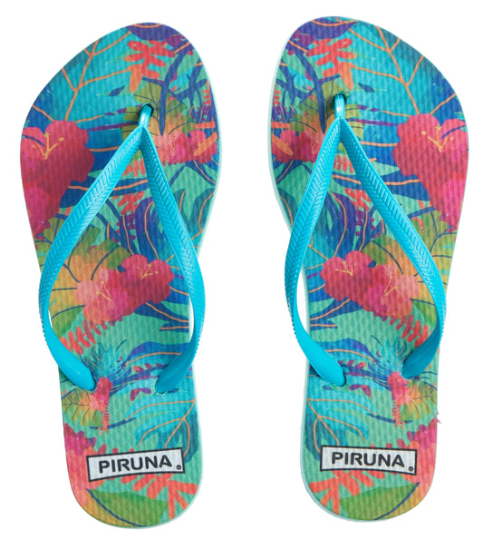 Brazilian Flip Flops - B0044 - SPRING HIBISCUS