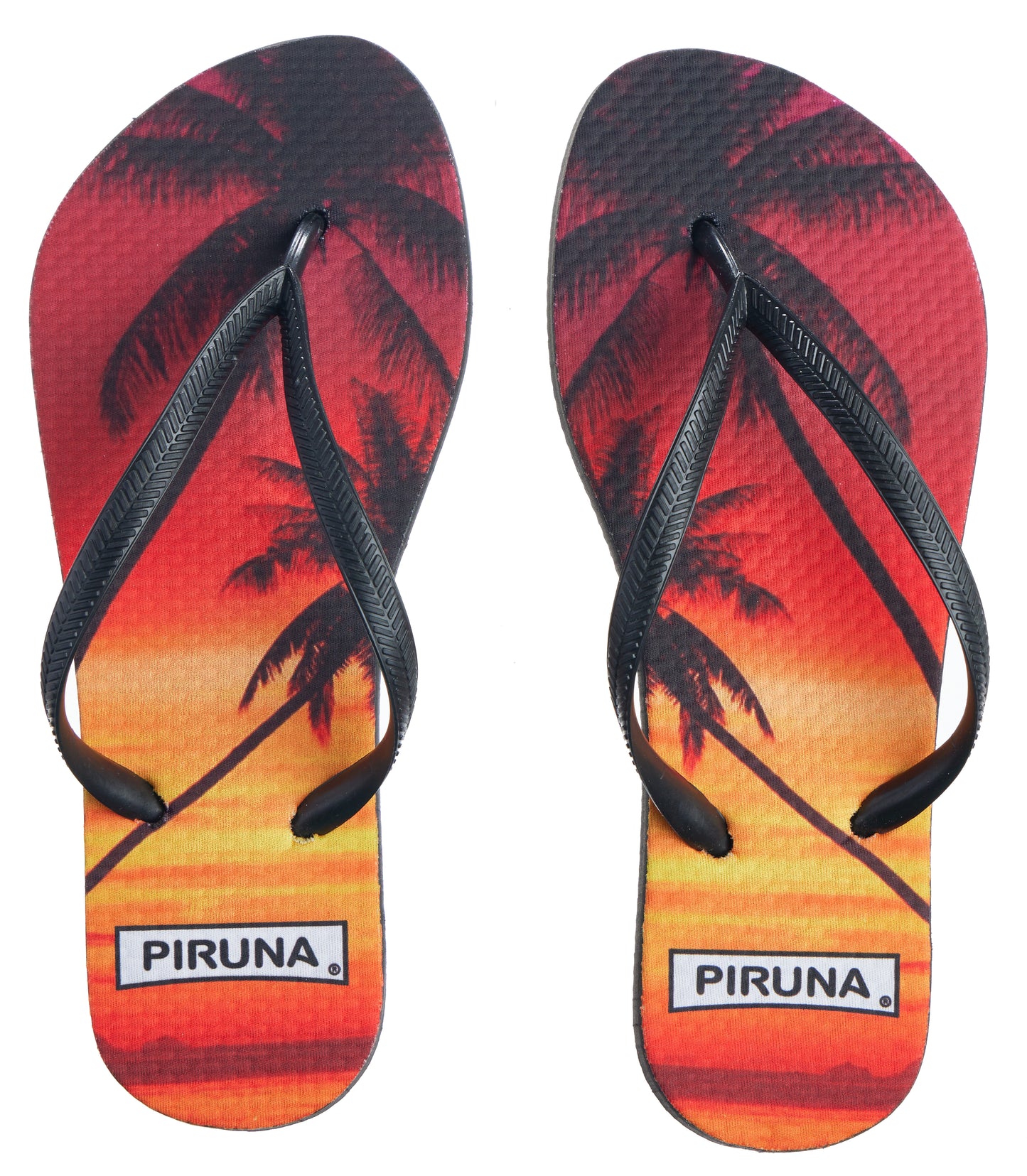 Brazilian Flip Flops - B0048 - SUNSET PALM