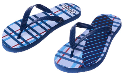 Brazilian Flip Flops - B0076 - BLUE TIE
