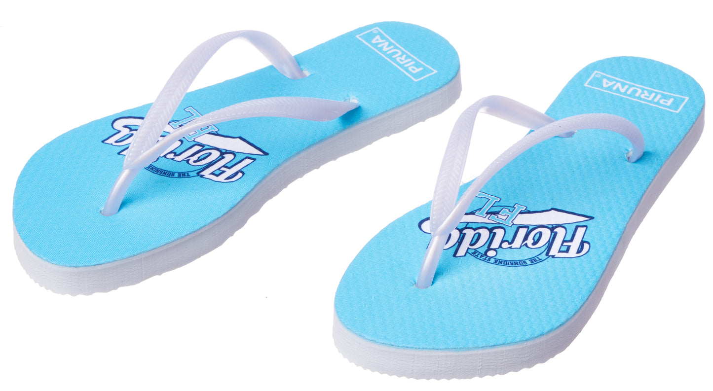 Brazilian Flip Flops - B0082- FLORIDA LIGHTBLUE