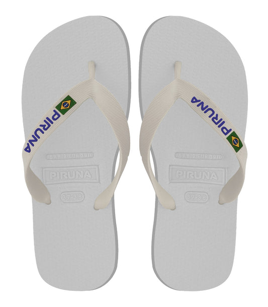 Unisex Flip Flop Sandal - Design: White - Name: White