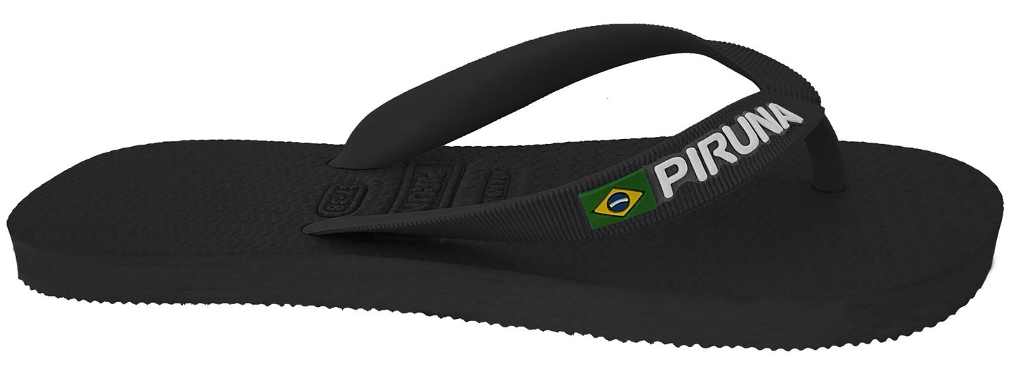 Unisex Flip Flop Sandal - Design: Black - Name: Black