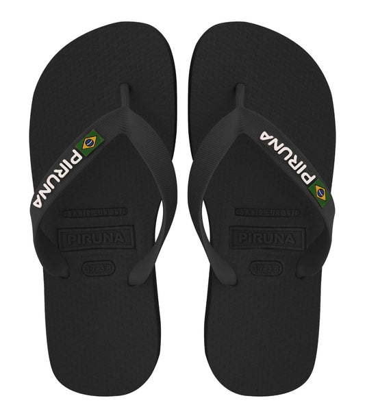 Unisex Flip Flop Sandal - Design: Black - Name: Black